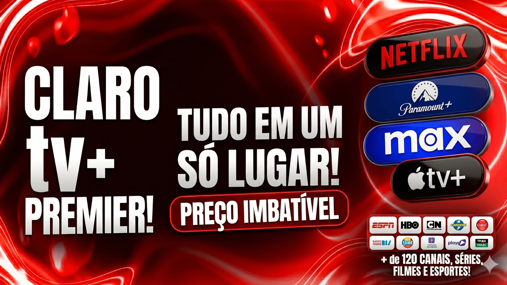 CLARO TV + PREMIER - 30D (1 MÊS)